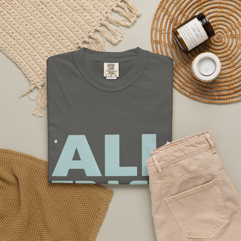 ALL TRASH No Trailer Graphic T-Shirt — Funny Retro Statement Tee