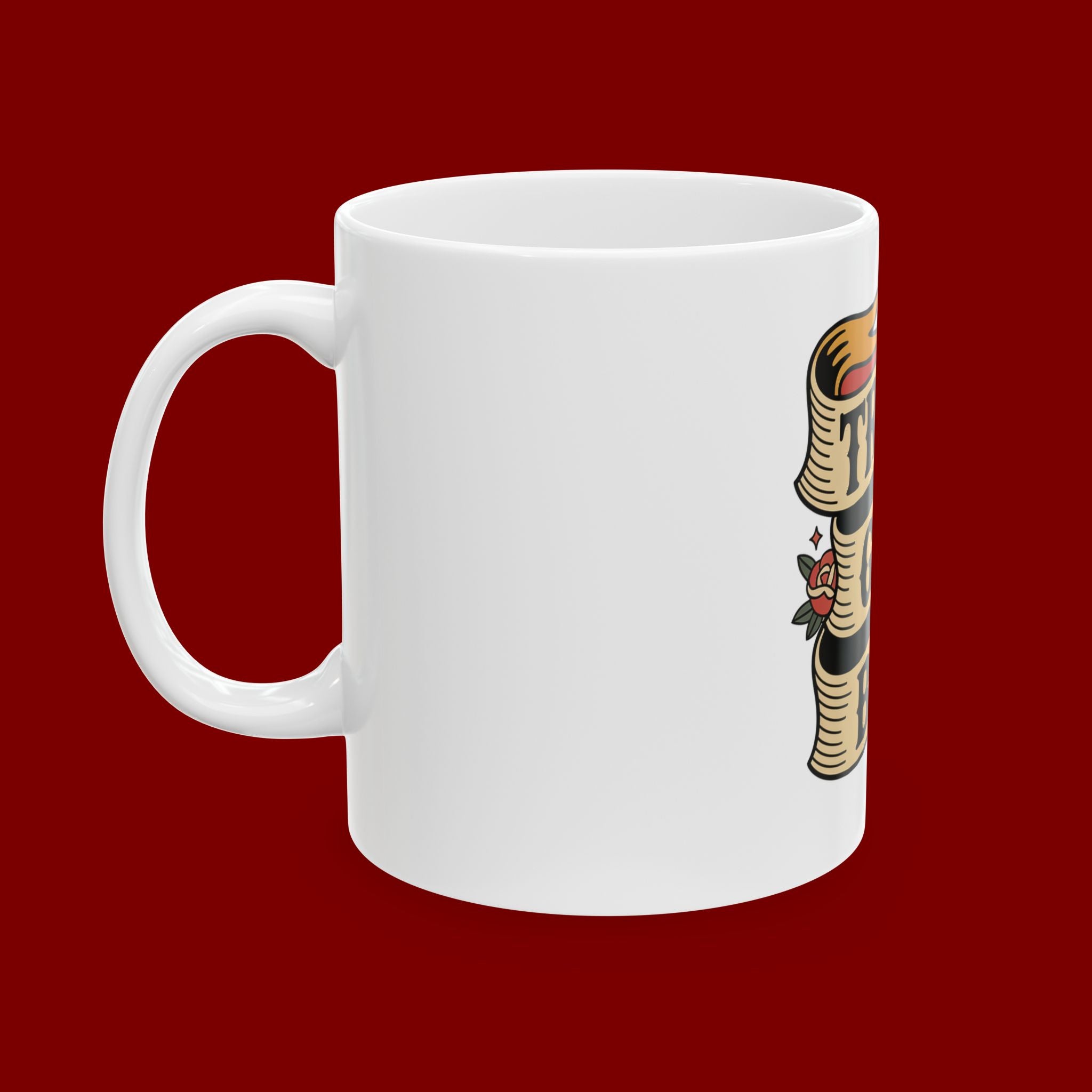 Trust God, Bro Ceramic Mug — Faith-Inspired Coffee Cup (11oz & 15oz)