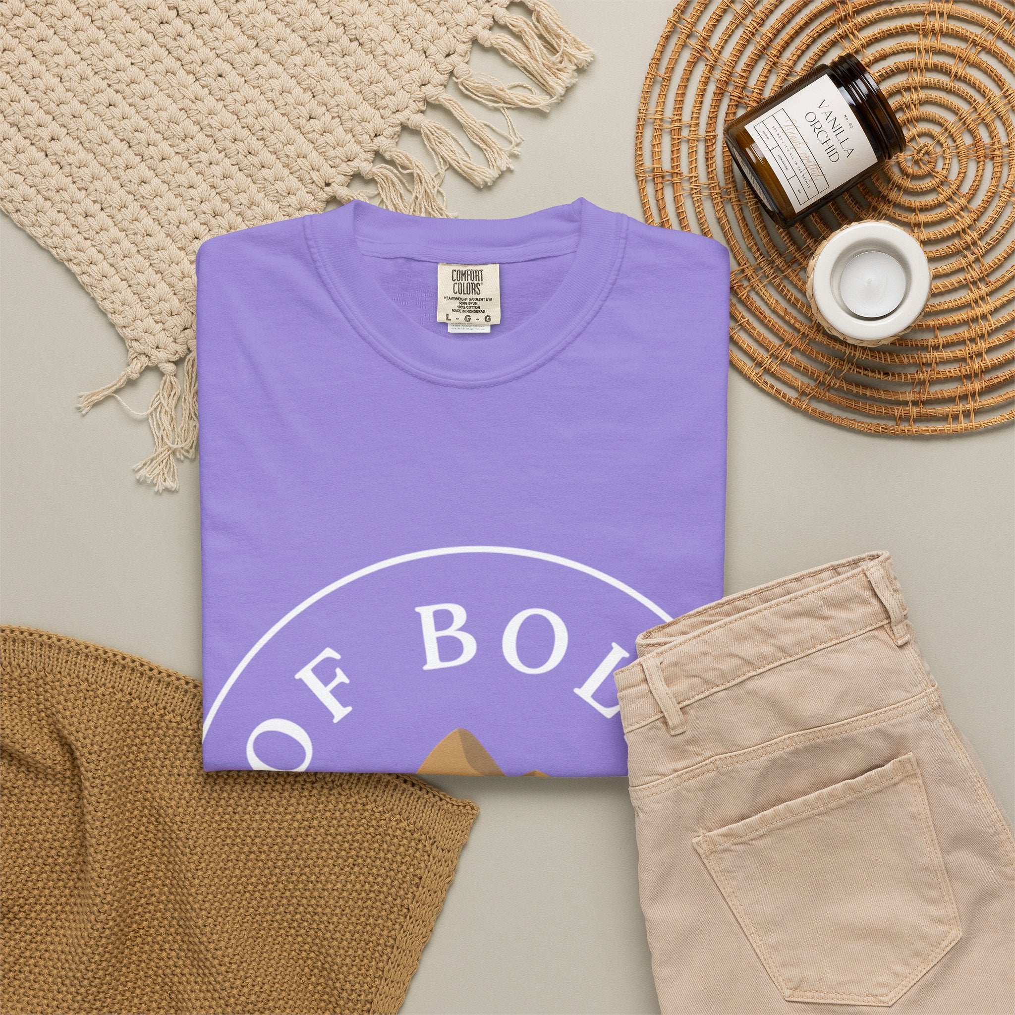 Of Bold Faith T-Shirt — Christian Mountain Faith Tee