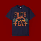 Faith Over Fear T-Shirt — Christian Inspirational Desert Graphic