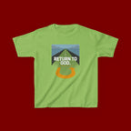 Kids Tee - "Return to God" Roadway Graphic Religious Youth Shirt