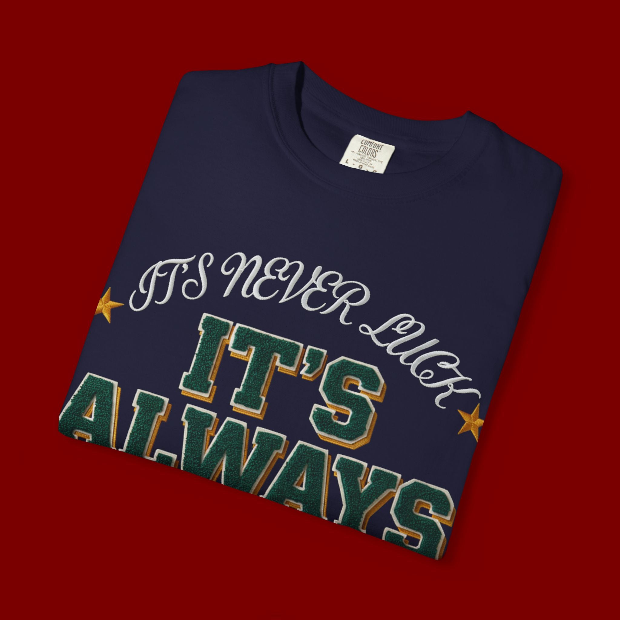It’s Always God Graphic T-Shirt — Faith-Based Vintage Lettering Tee
