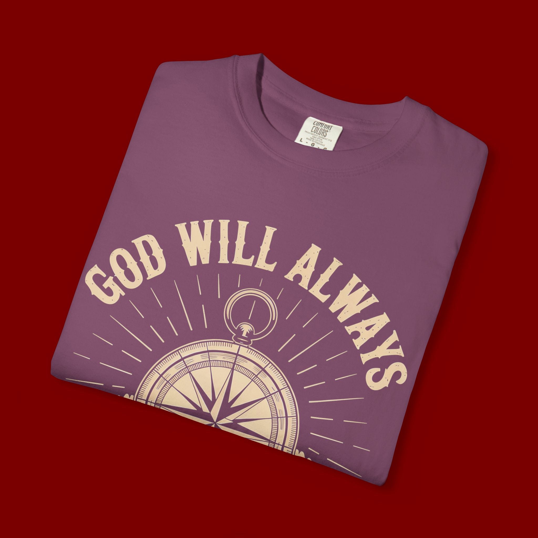 God Will Always Make A Way T-Shirt — Compass Christian Faith Graphic Tee