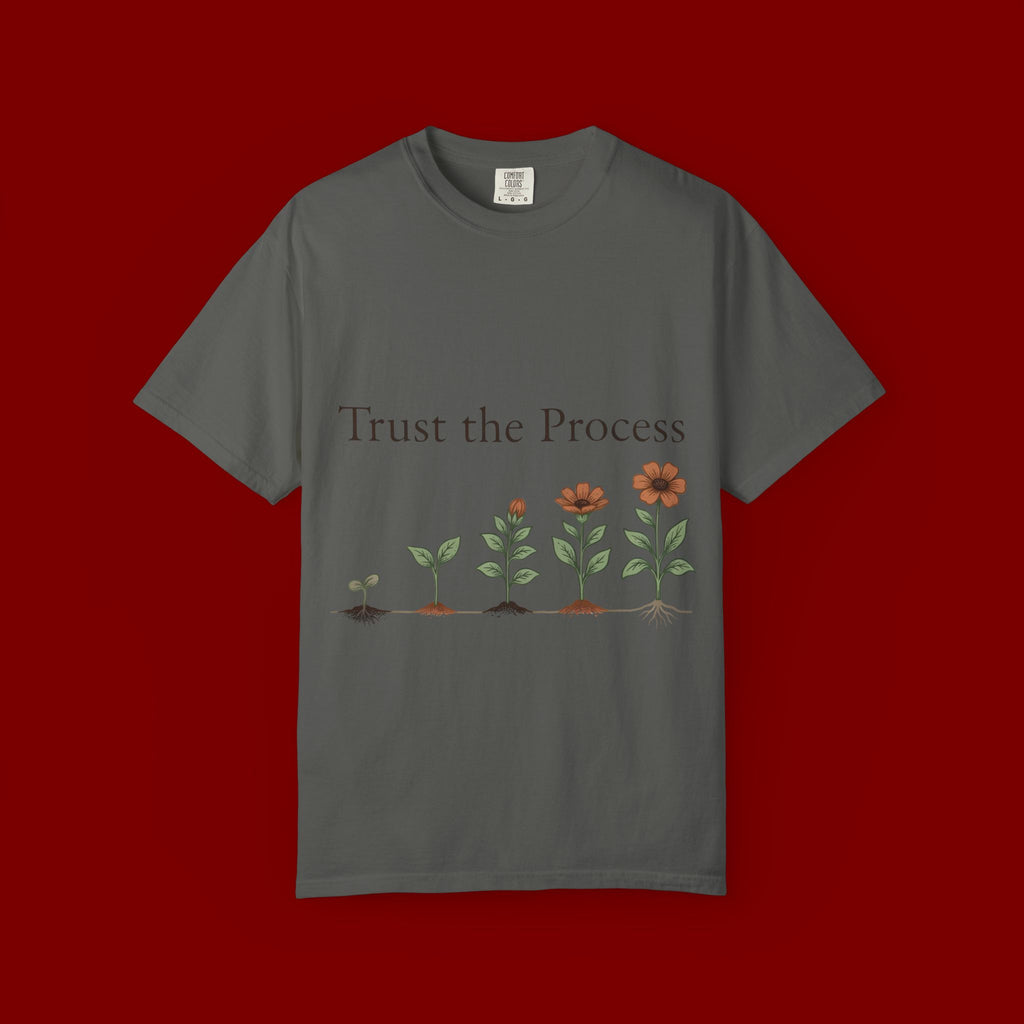 Trust the Process Floral T-Shirt — Growth Graphic Tee