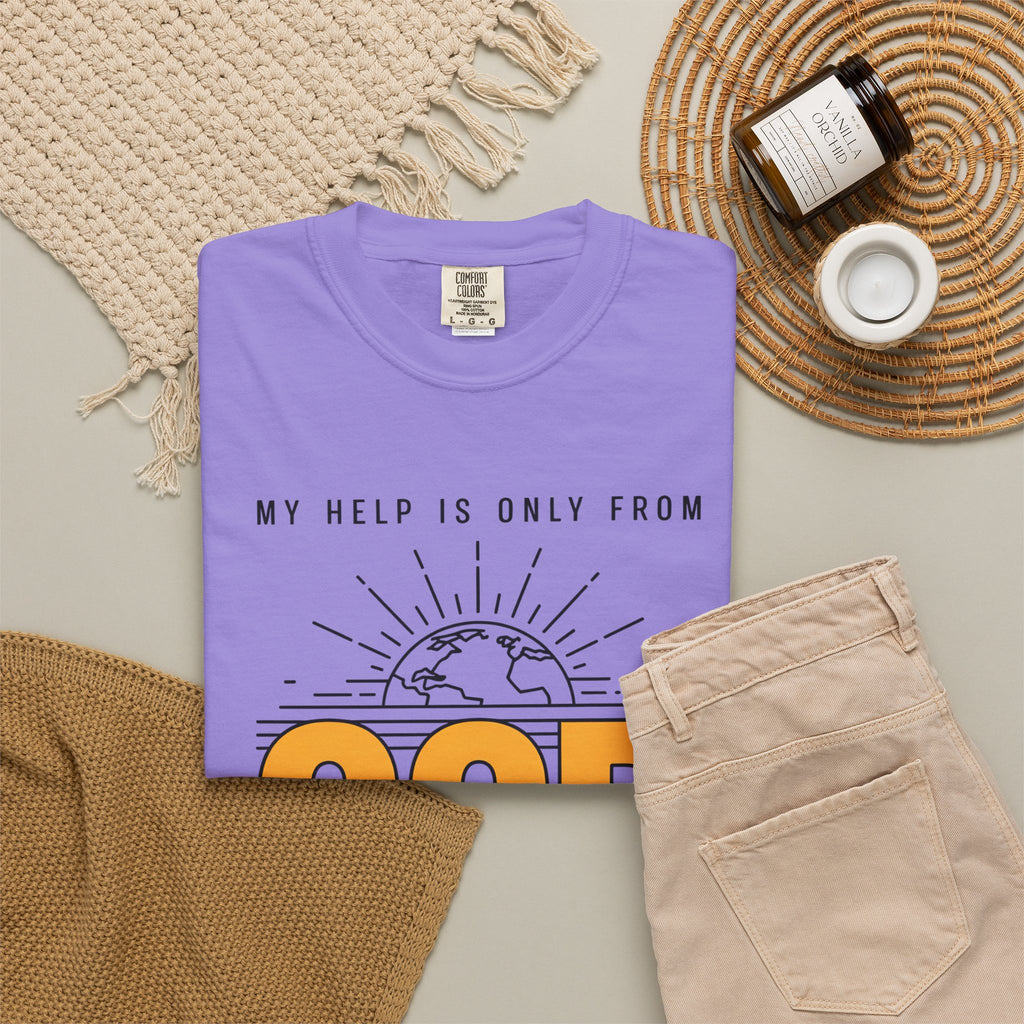 God The Creator T-Shirt — My Help Is Only From God Faith Tee