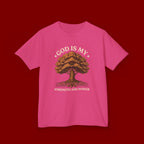 Autumn Oak Tree Kids T‑Shirt — Cozy Fall Nature Tee for Children