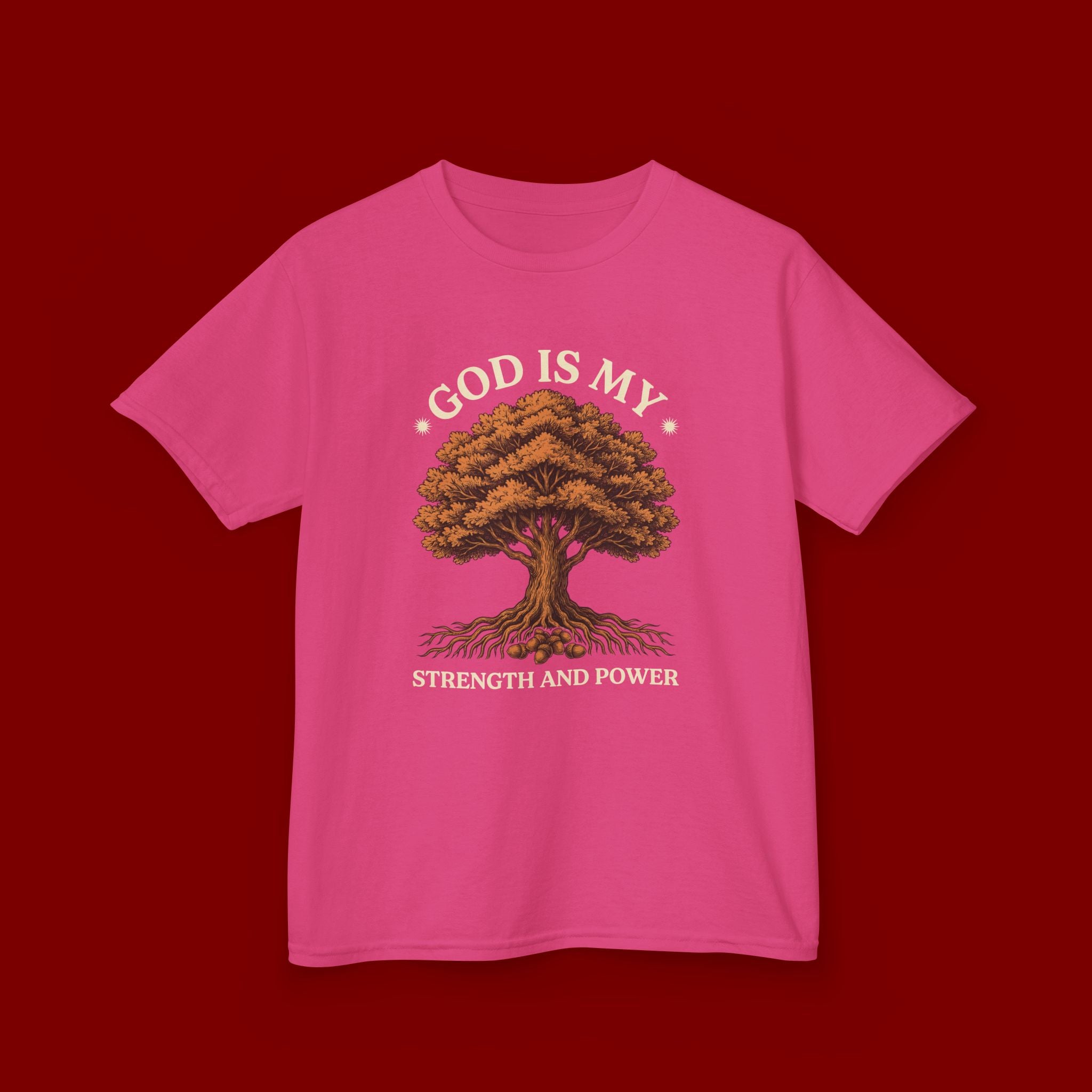 Autumn Oak Tree Kids T‑Shirt — Cozy Fall Nature Tee for Children