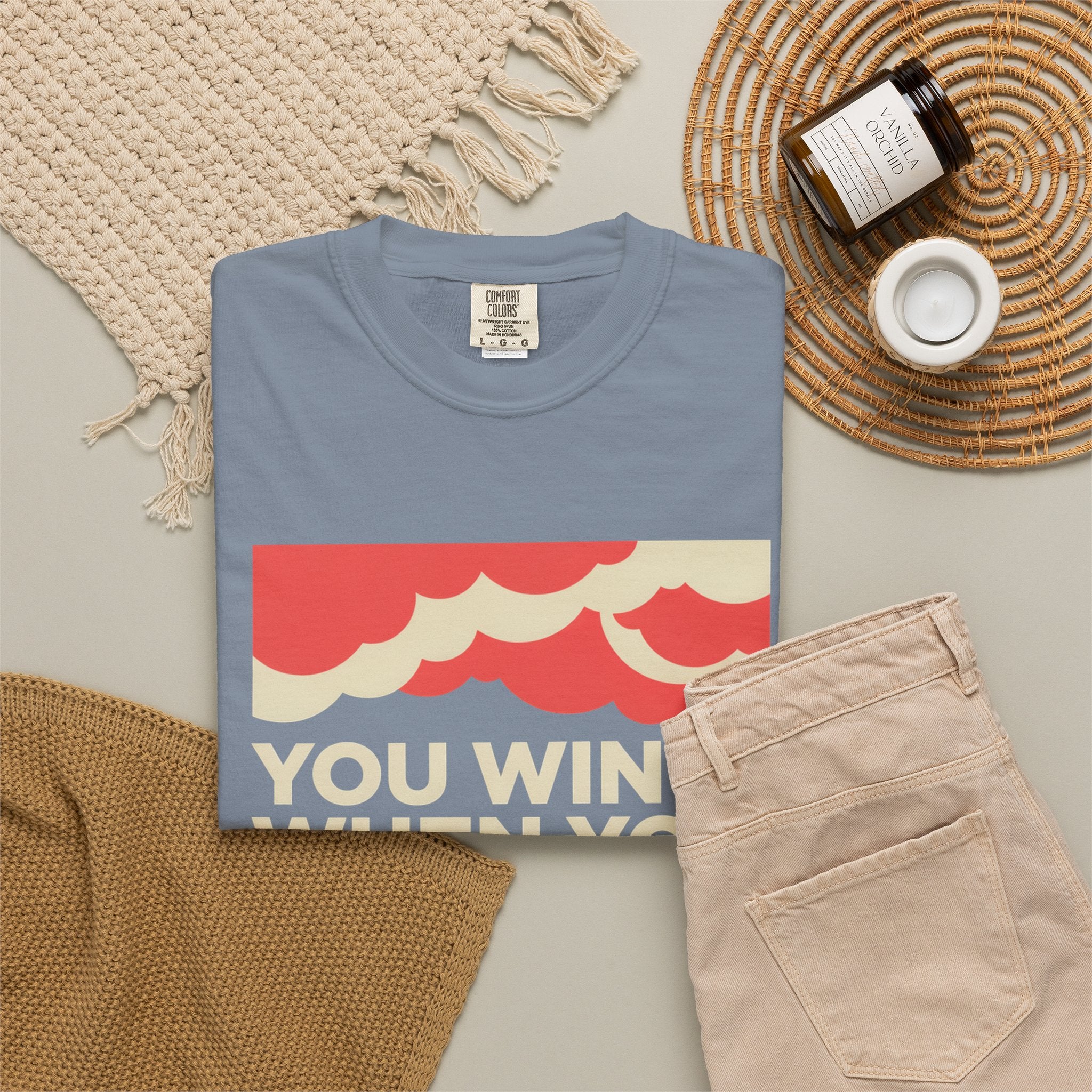 You Win When You Pray T-Shirt — Vintage Wave Faith Tee