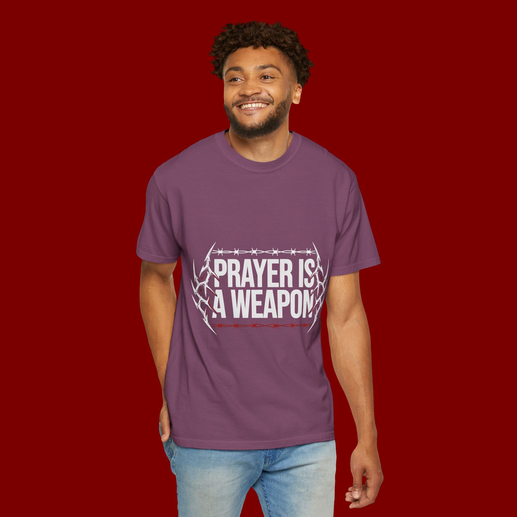 Prayer Is A Weapon T-Shirt — Christian Faith Graphic Tee