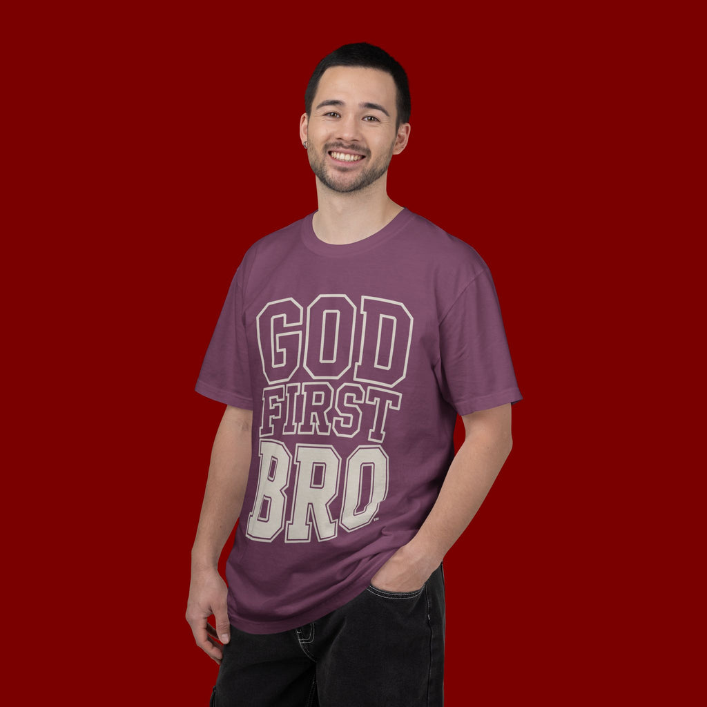 God First Bro T-Shirt — Faith-Based Graphic Tee