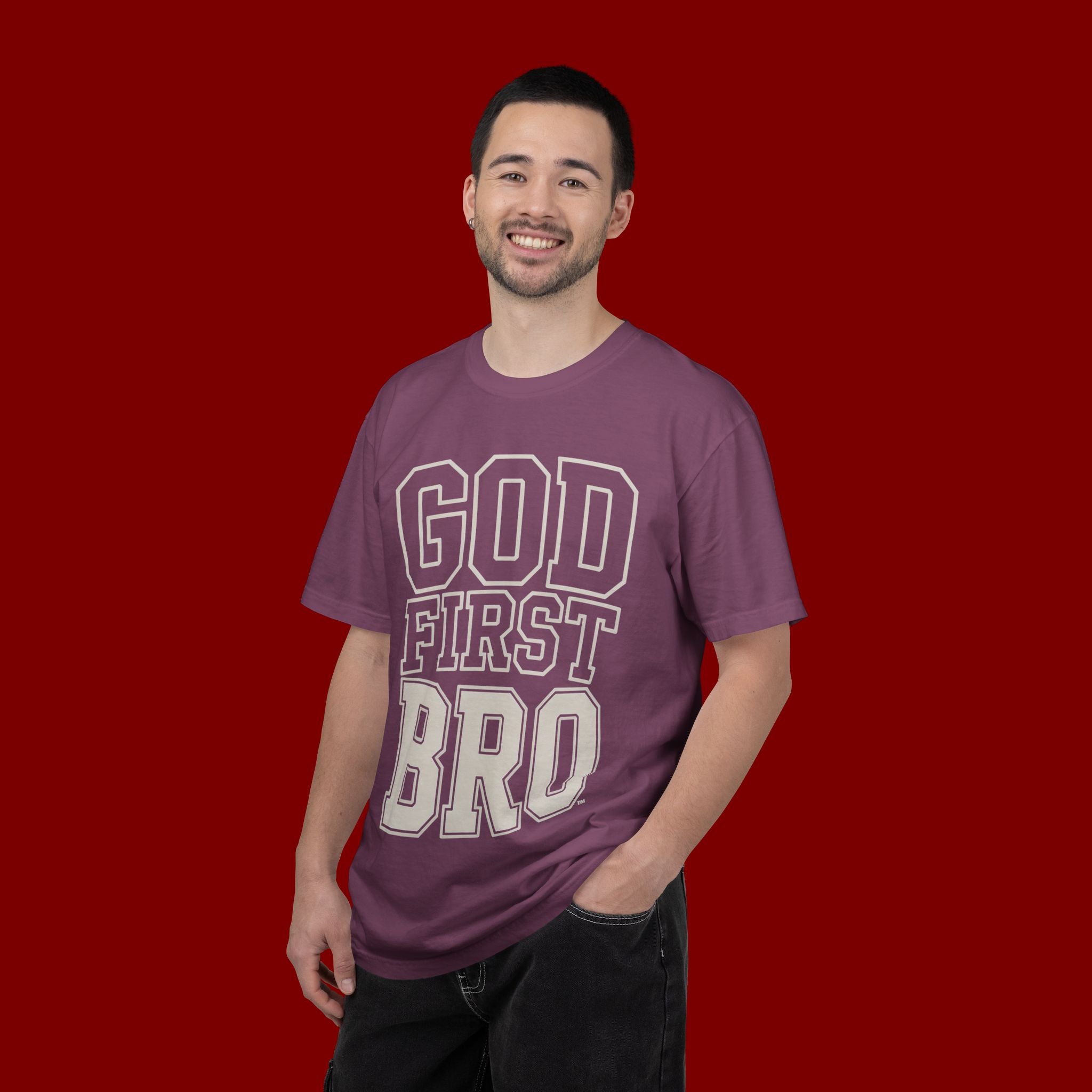 God First Bro T-Shirt — Faith-Based Graphic Tee