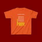 Kids Tee — "My Secret Is Simple: I Pray." Maze Faith T‑Shirt