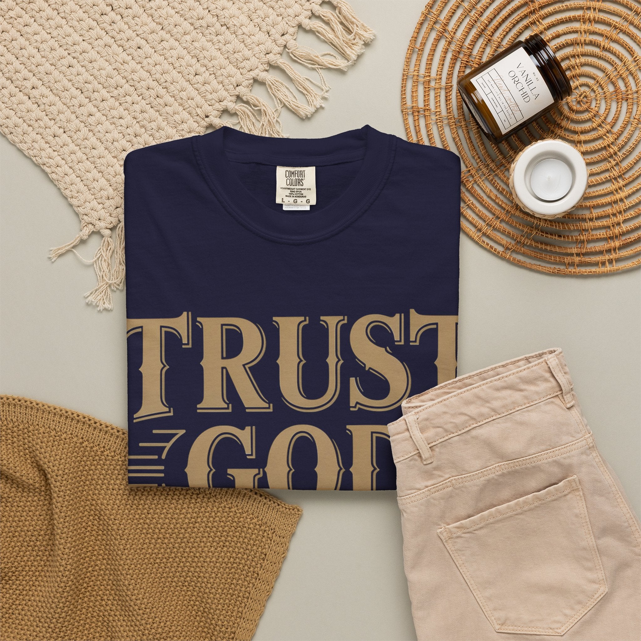 Trust God Bro T-Shirt — Faith-Based Christian Graphic Tee