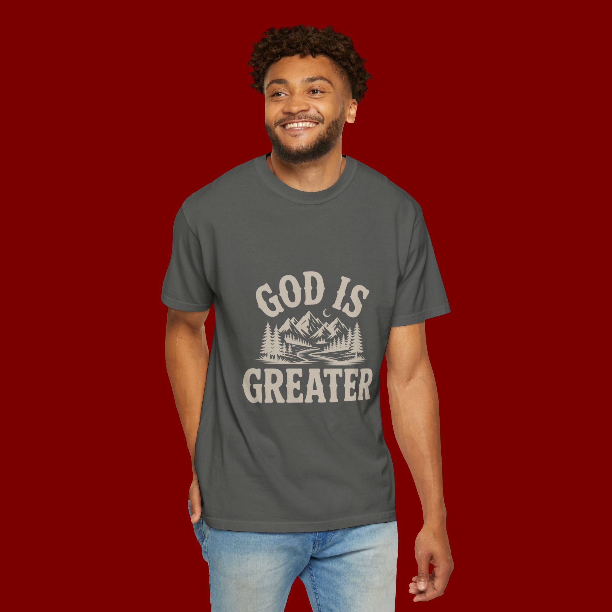 God Is Greater Mountain T-Shirt