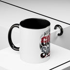 Faith Mug - "My Faith in God is Solid" Christian Coffee Cup (11/15oz)