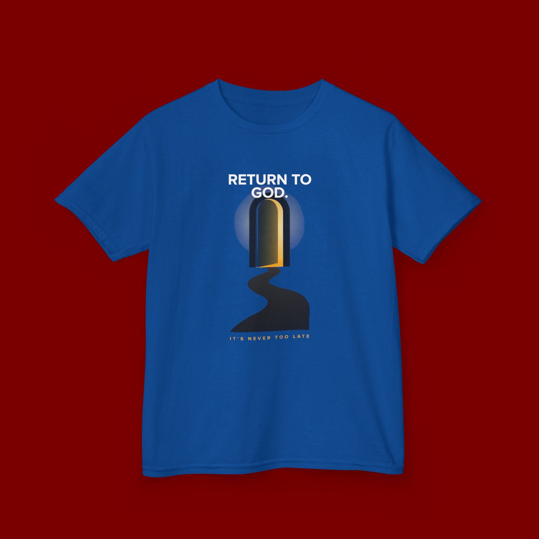 Kids T‑Shirt — "Return to God" Spiritual Graphic Tee