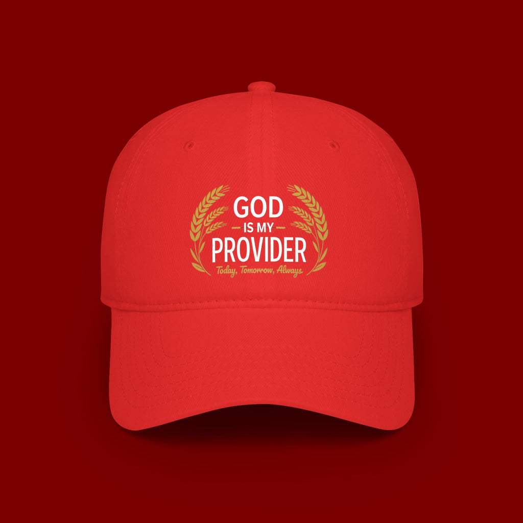 God Is My Provider Baseball Cap — Faith Hat with 'God Is My Provider' Design