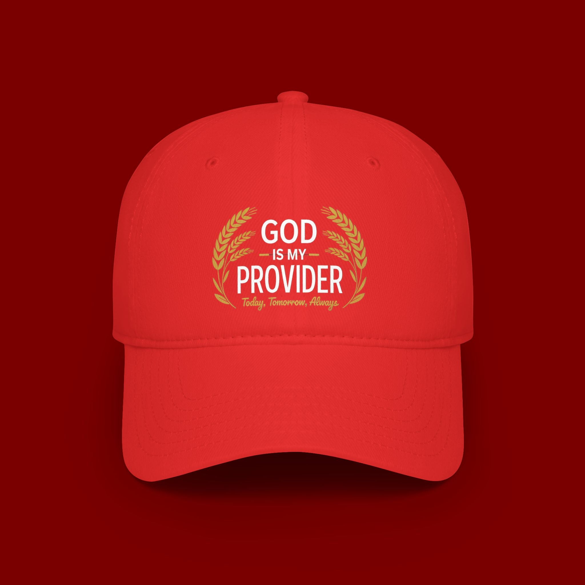 God Is My Provider Baseball Cap — Faith Hat with 'God Is My Provider' Design