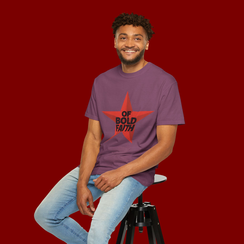 Bold Faith Star T-Shirt — "Of Bold Faith" Graphic Tee