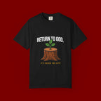 T-Shirt — "Return to God" Seedling Graphic Tee