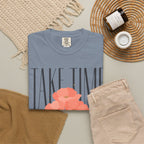 T-Shirt — "Take Time to Pray" Floral Christian Tee