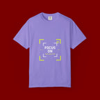 Minimalist 'Smile Frame' T-Shirt — Neon Accent Graphic Tee