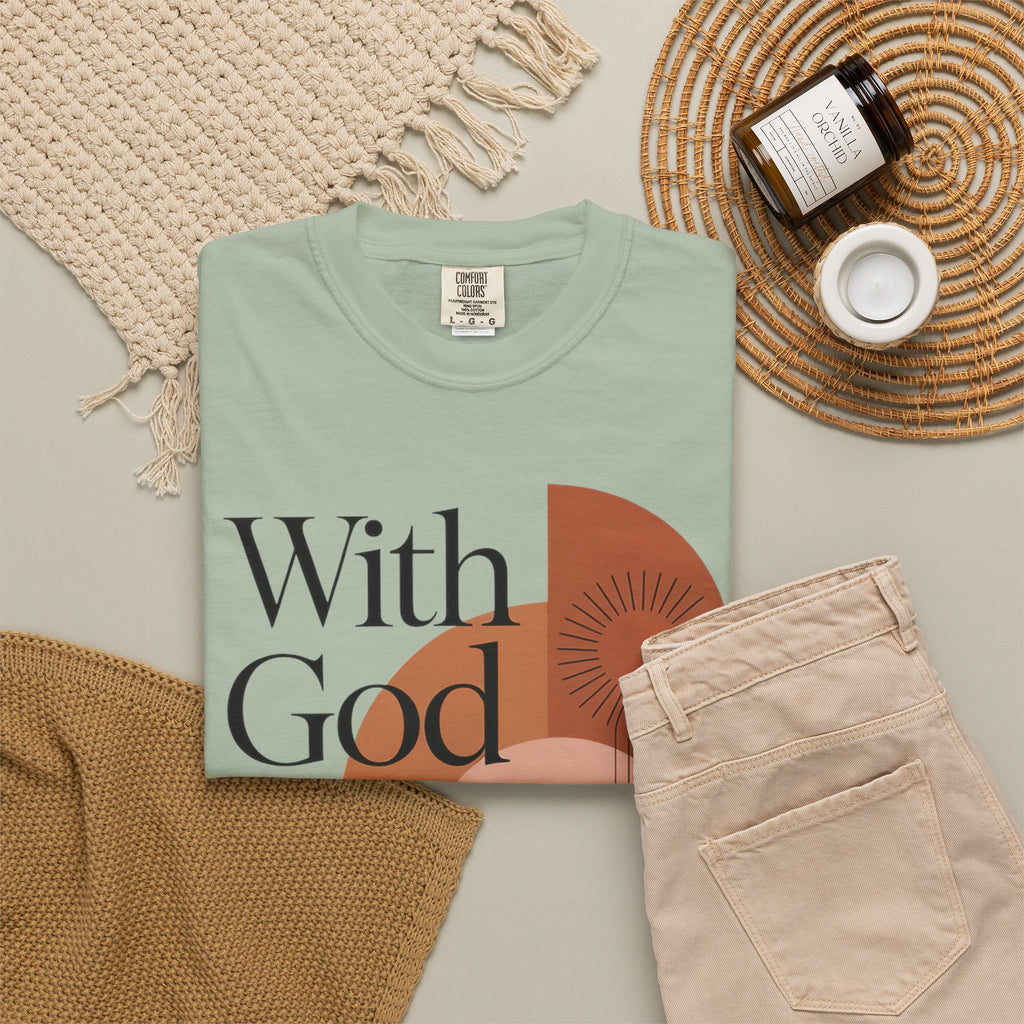 With God All Things Are Possible Christian T-Shirt