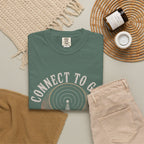 Connect to God T-Shirt — "The Password Is Prayer" Christian Faith Graphic Tee