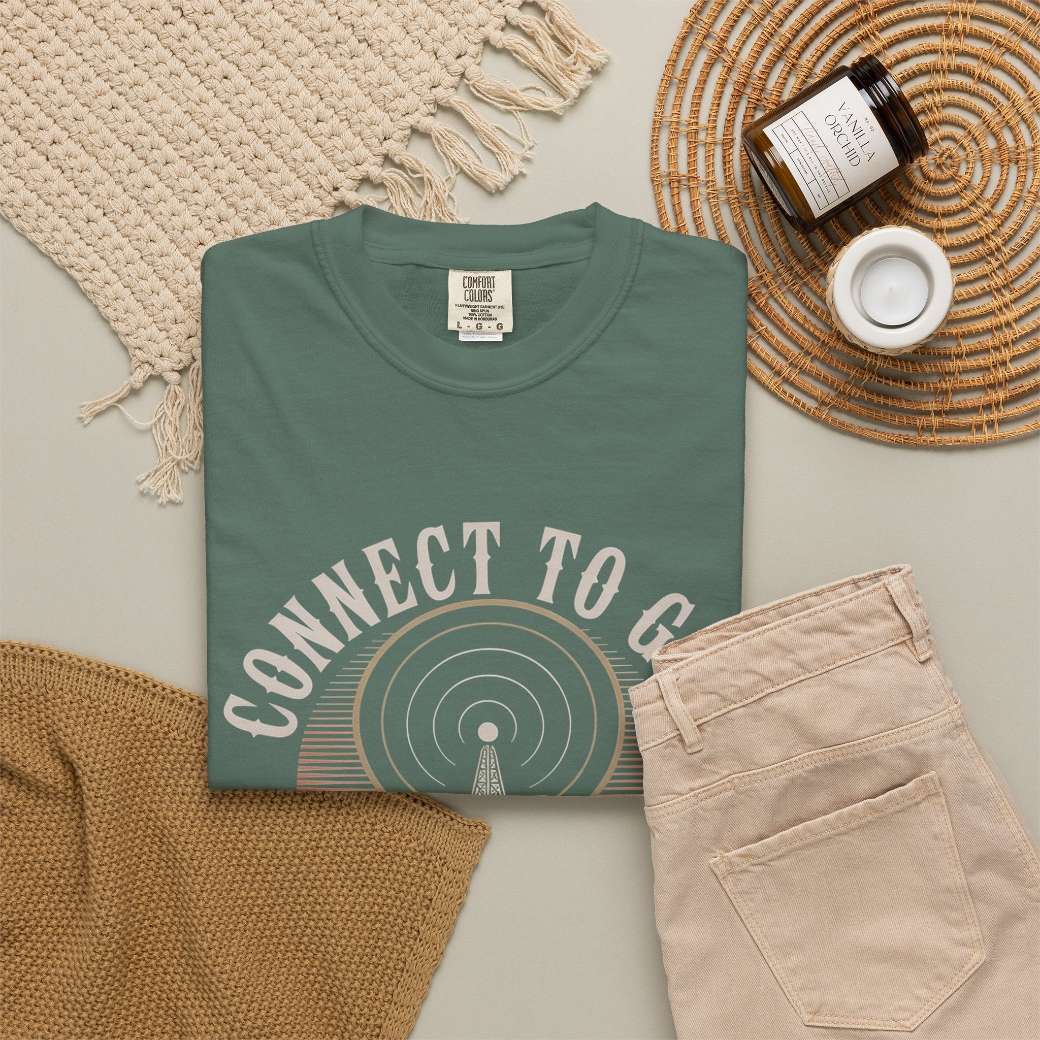 Connect to God T-Shirt — "The Password Is Prayer" Christian Faith Graphic Tee