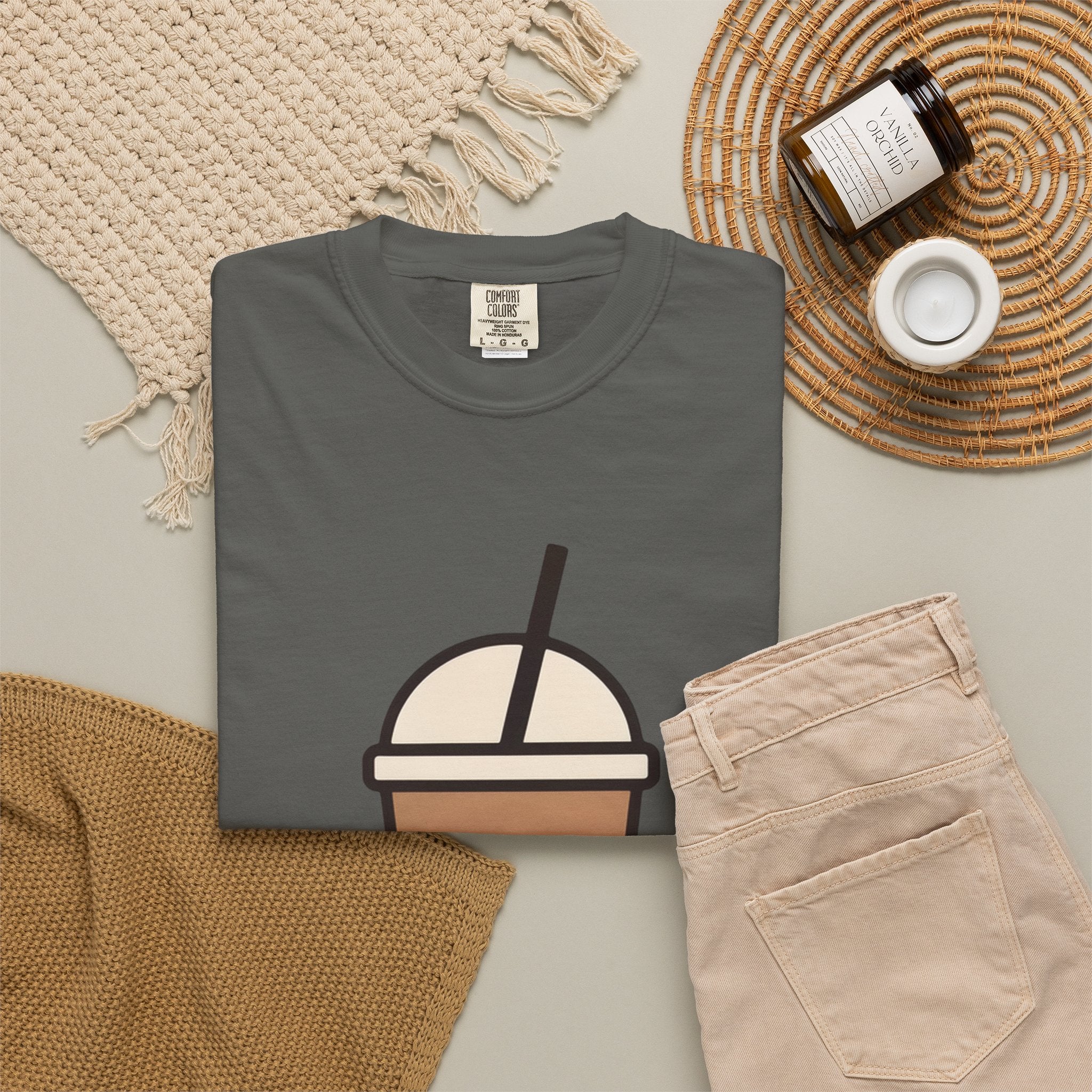 Positive Iced Coffee T-Shirt — Mind • Vibes • Life Graphic Tee