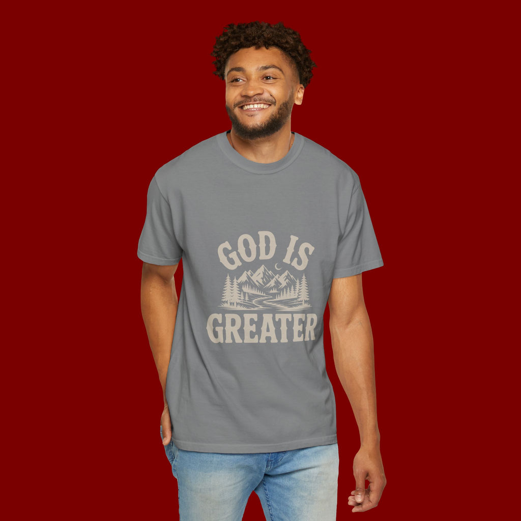 God Is Greater Mountain T-Shirt