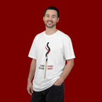 Matchstick Graphic T-Shirt — “Time Never Comes Again” Vintage-Inspired Tee