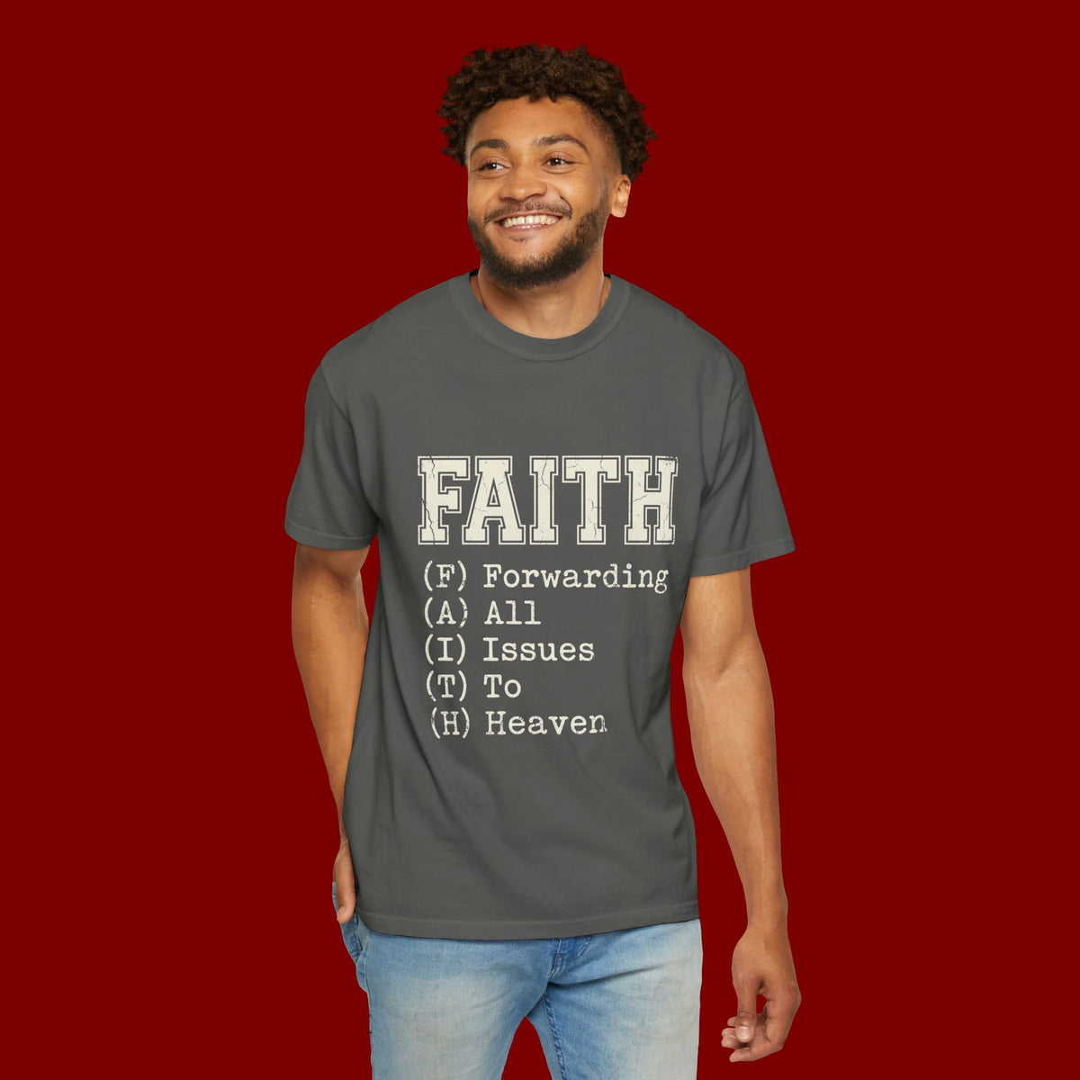 Faith Graphic T-Shirt — Minimalist Inspirational Tee
