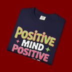 Positive Mind Positive Vibes Positive Life T-Shirt — Retro Smile Graphic Tee