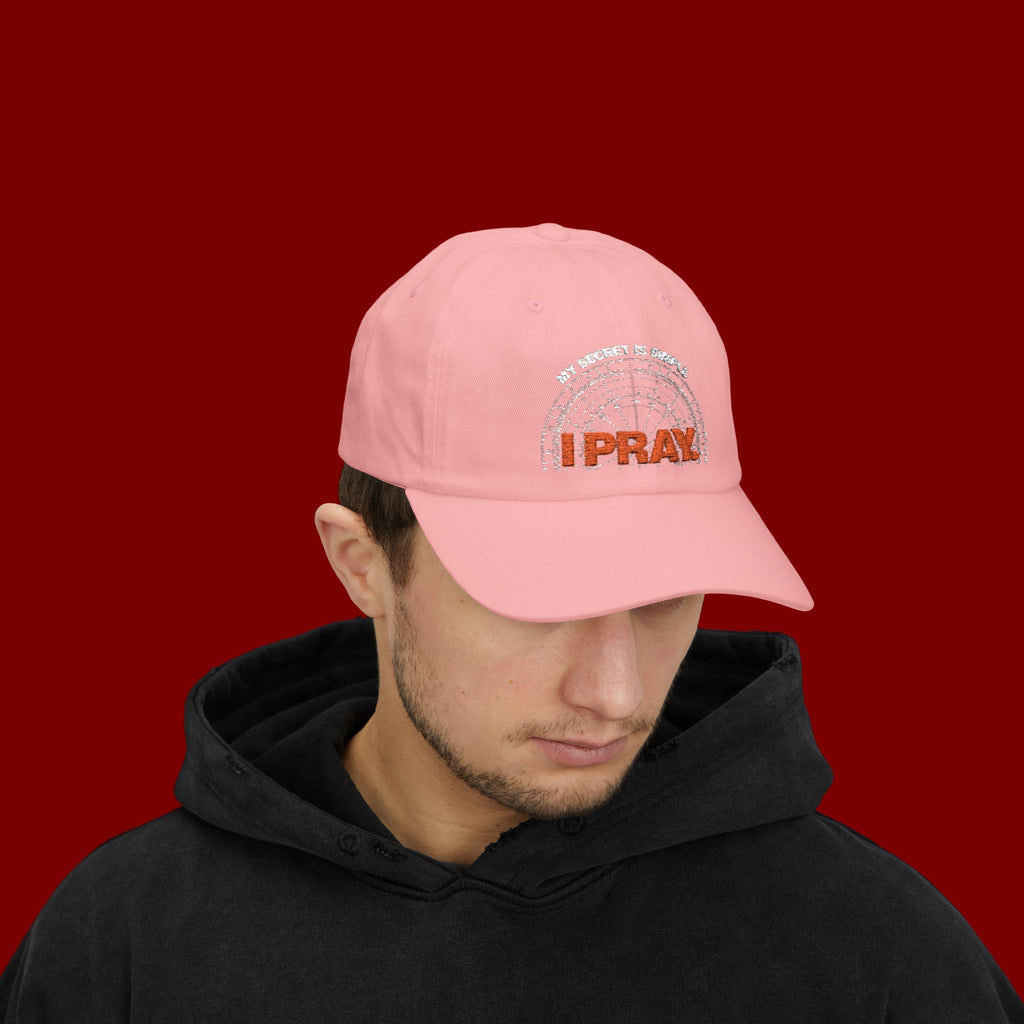 I PRAY Dad Cap — Embroidered Faith Baseball Hat