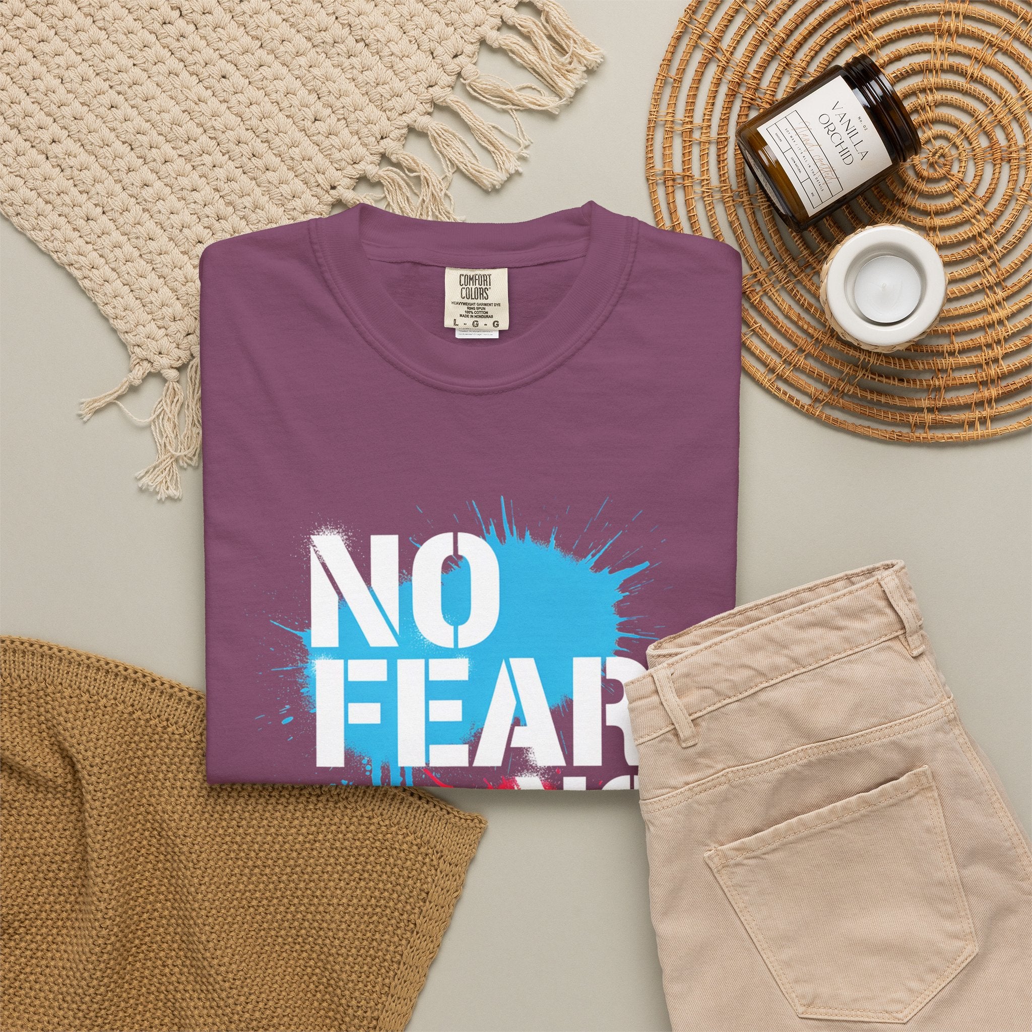 No Fear No Limits No Excuses T-Shirt — Motivational Graphic Tee