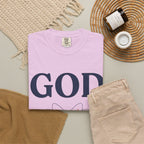 God Above All Things T-Shirt — Faith Graphic Tee with Cosmic Design