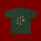 Kids Tee — Scales Design with 'Pray More' & 'Fear Less' Inspirational Graphic