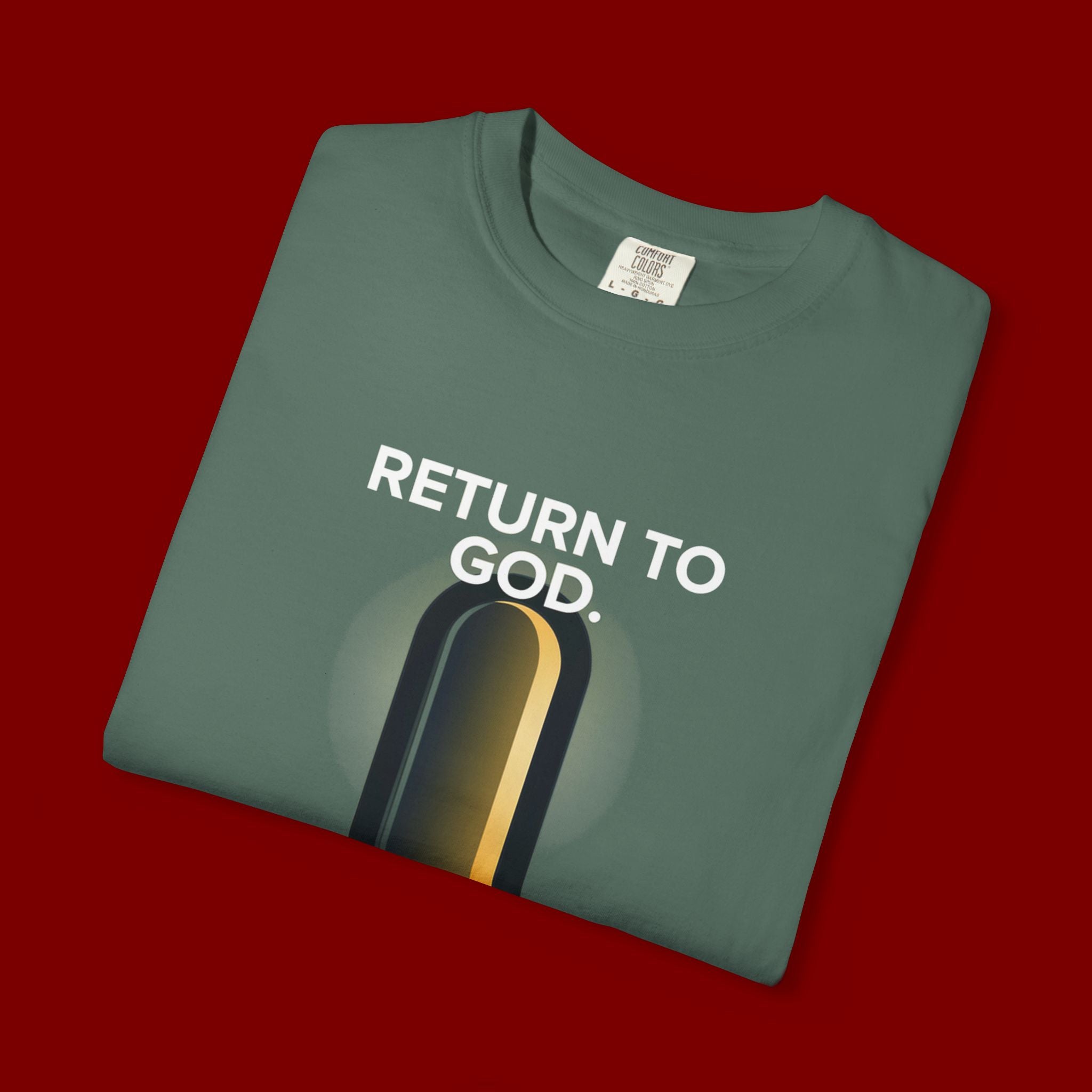 Mystic Doorway T-Shirt — Golden Arch Path Graphic Tee