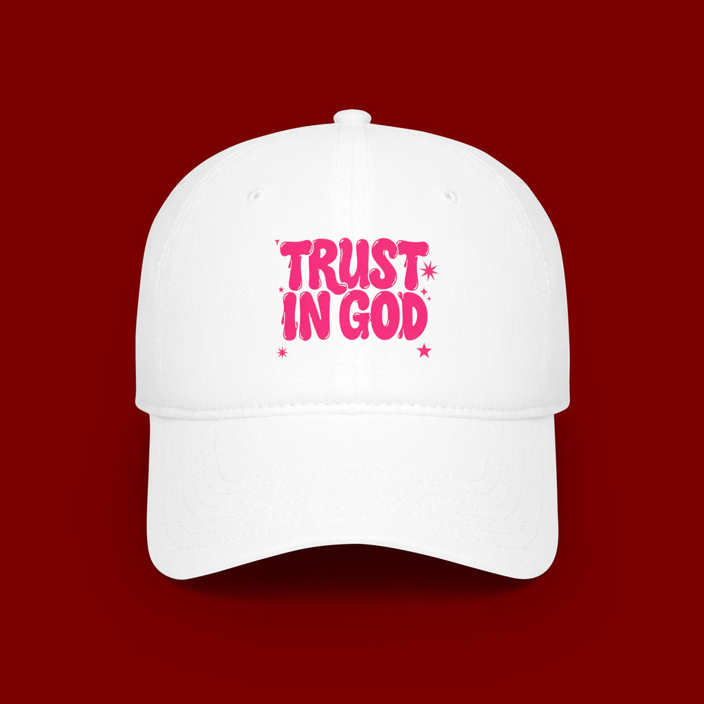 Trust In God Baseball Cap — Faith Hat with “Trust in God with All Your Heart”