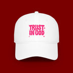 Trust In God Baseball Cap — Faith Hat with “Trust in God with All Your Heart”