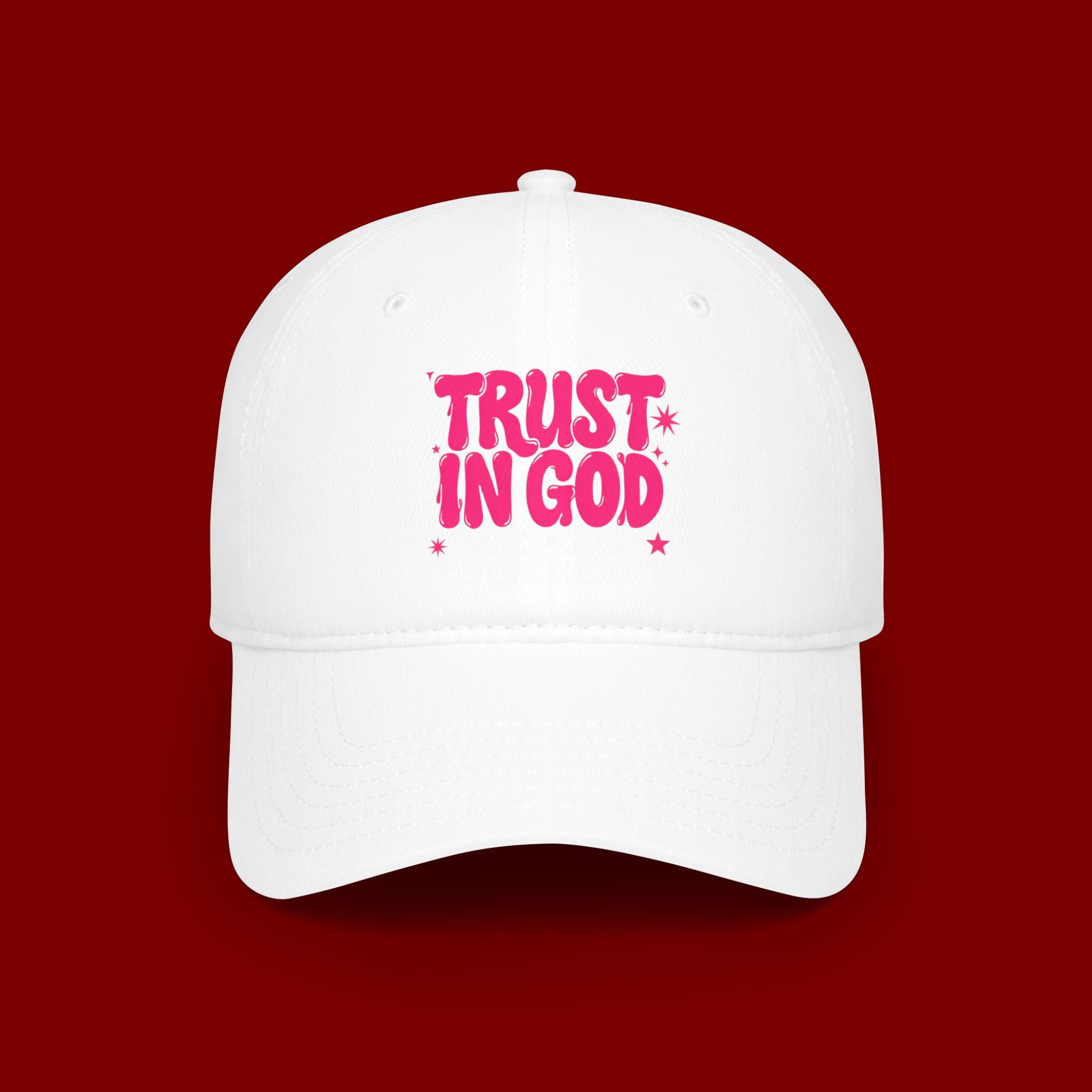 Trust In God Baseball Cap — Faith Hat with “Trust in God with All Your Heart”