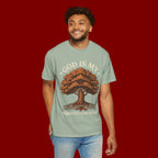 God Is My Strength T-Shirt — Tree Faith Graphic Tee