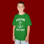 Kids T-Shirt - Plain White Heavy Cotton Tee (Everyday Wear, School & Play)