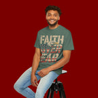 Faith Over Fear T-Shirt — Patriotic Eagle Graphic Tee