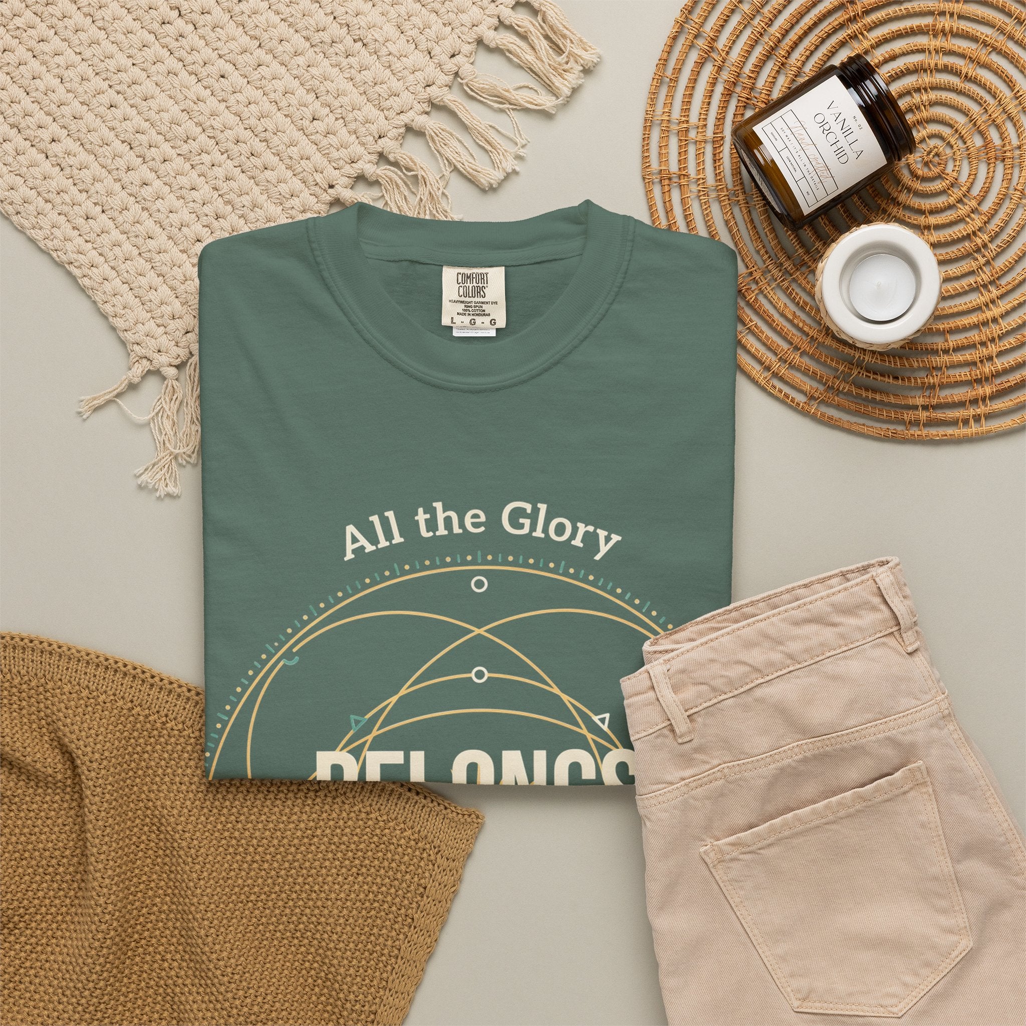 Faith T-Shirt — "Belongs to God" Christian Graphic Tee