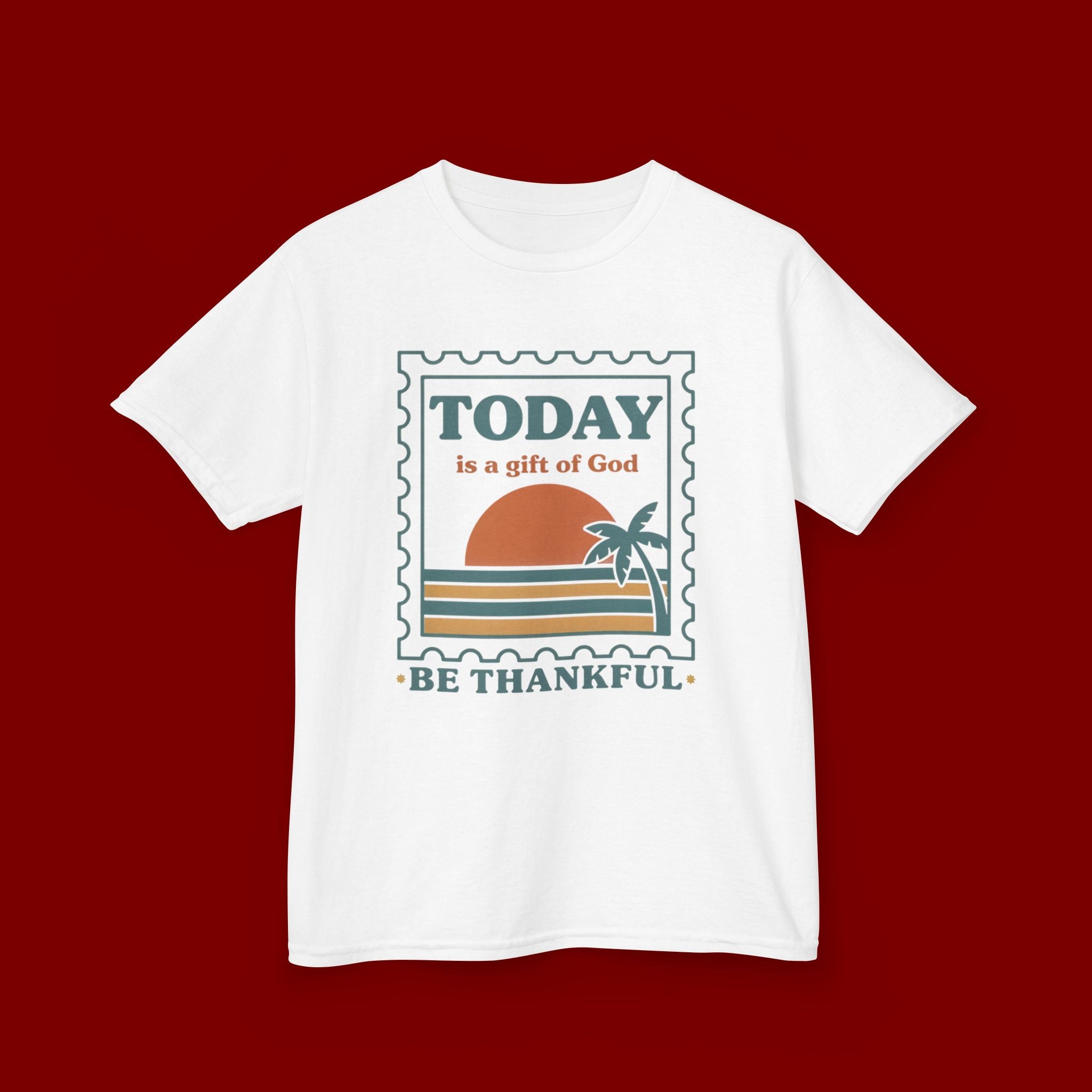 Kids 'Today Is a Gift of God - Be Thankful' Graphic Tee