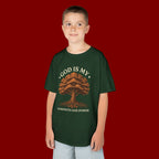 Autumn Oak Tree Kids T‑Shirt — Cozy Fall Nature Tee for Children