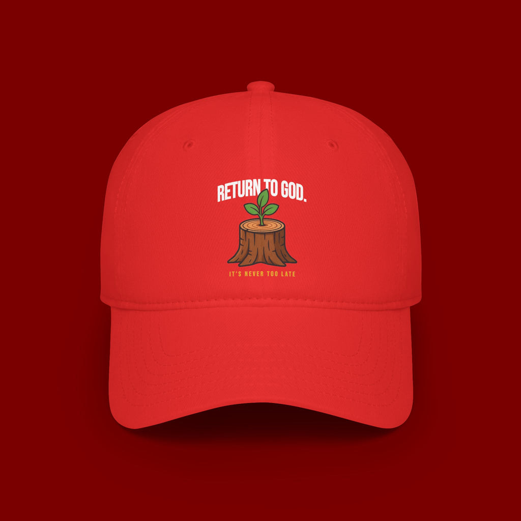 Return to God Baseball Cap — 'It's Before the Fall' Religious Prayer Hat