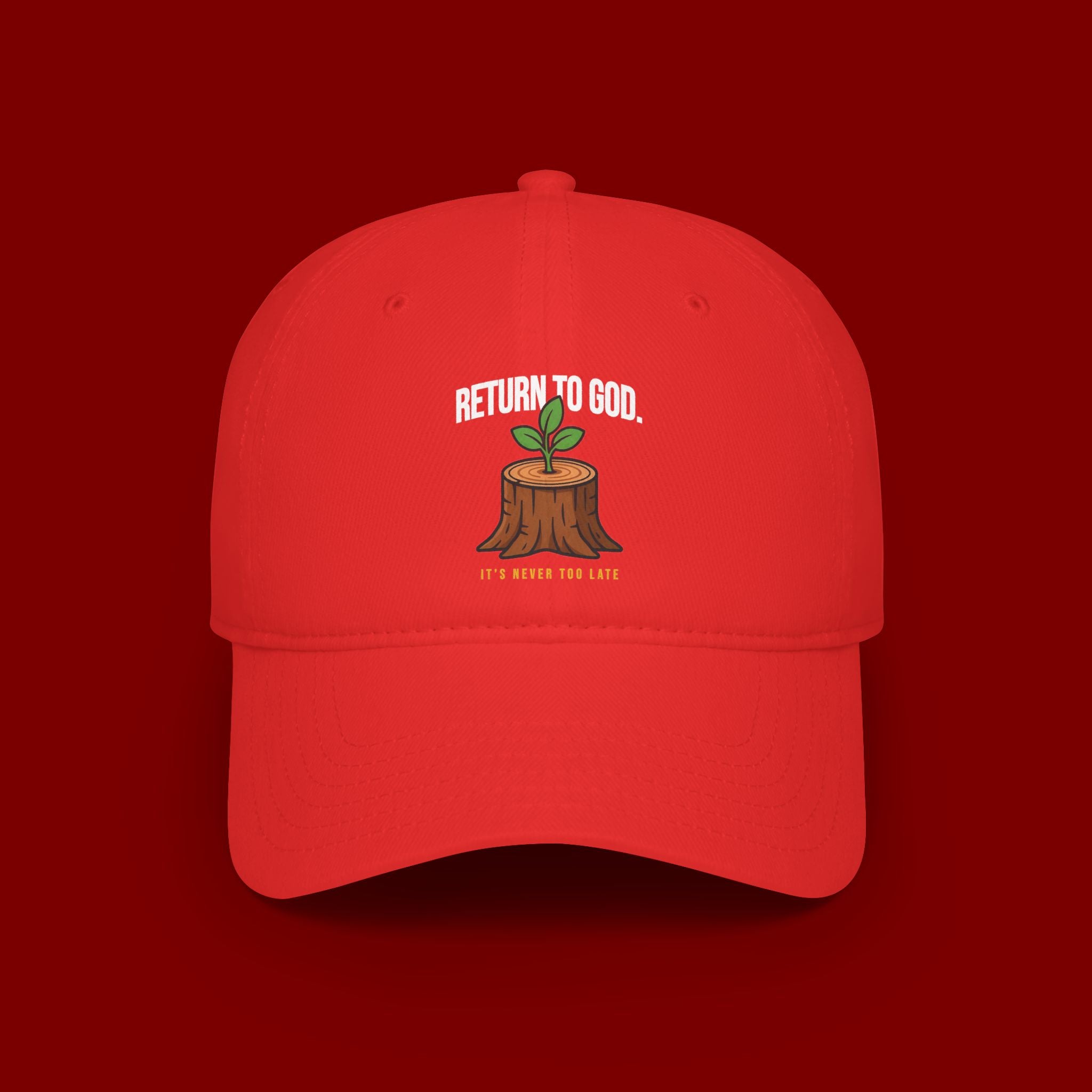 Return to God Baseball Cap — 'It's Before the Fall' Religious Prayer Hat